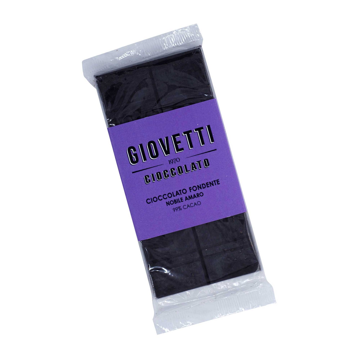 Tavoletta di Cioccolato Fondente 99% - Extra Dark - Giovetti.it - Shop online