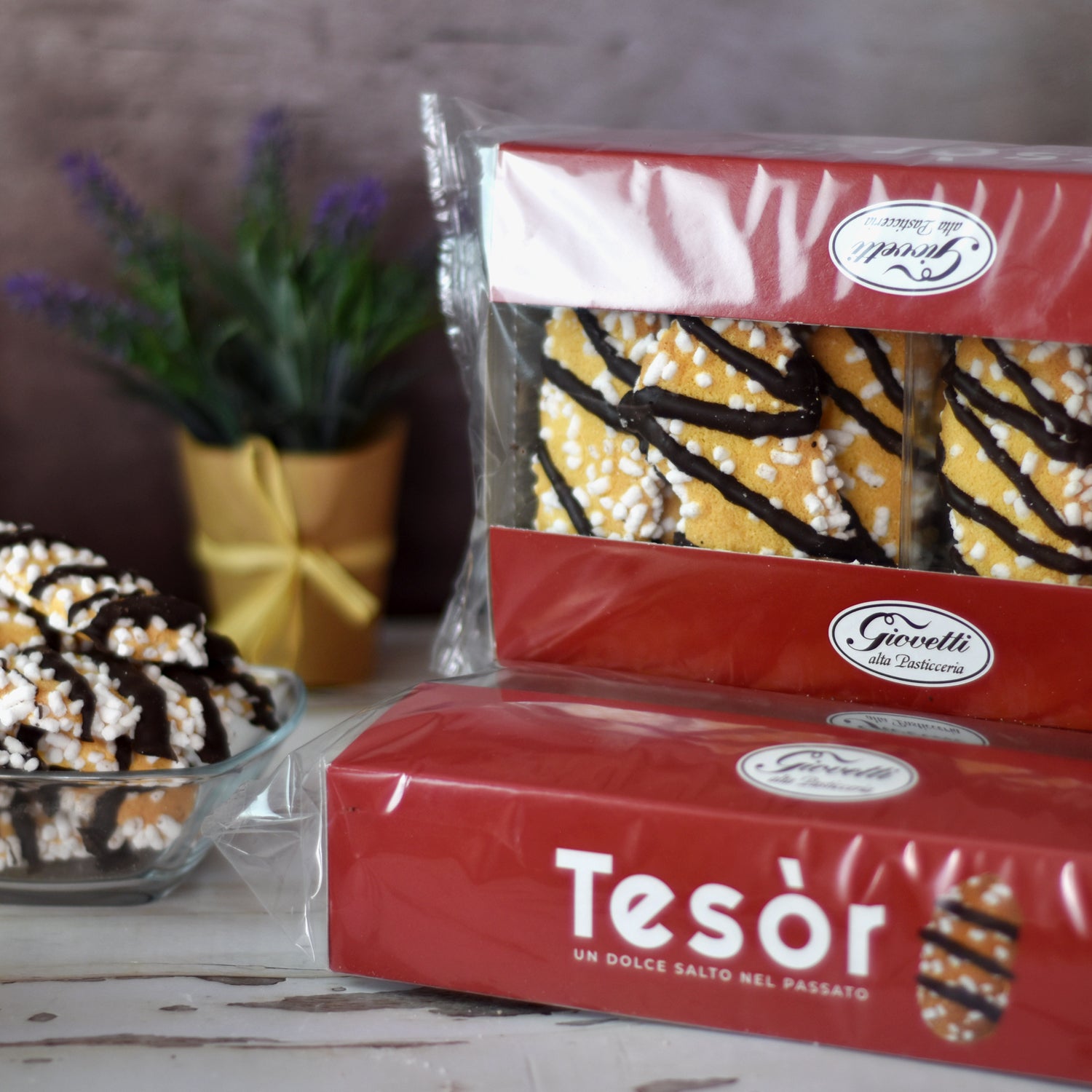 Tesòr - Biscotti Artigianali con Granella di Zucchero e Cioccolato - Giovetti.it - Shop online